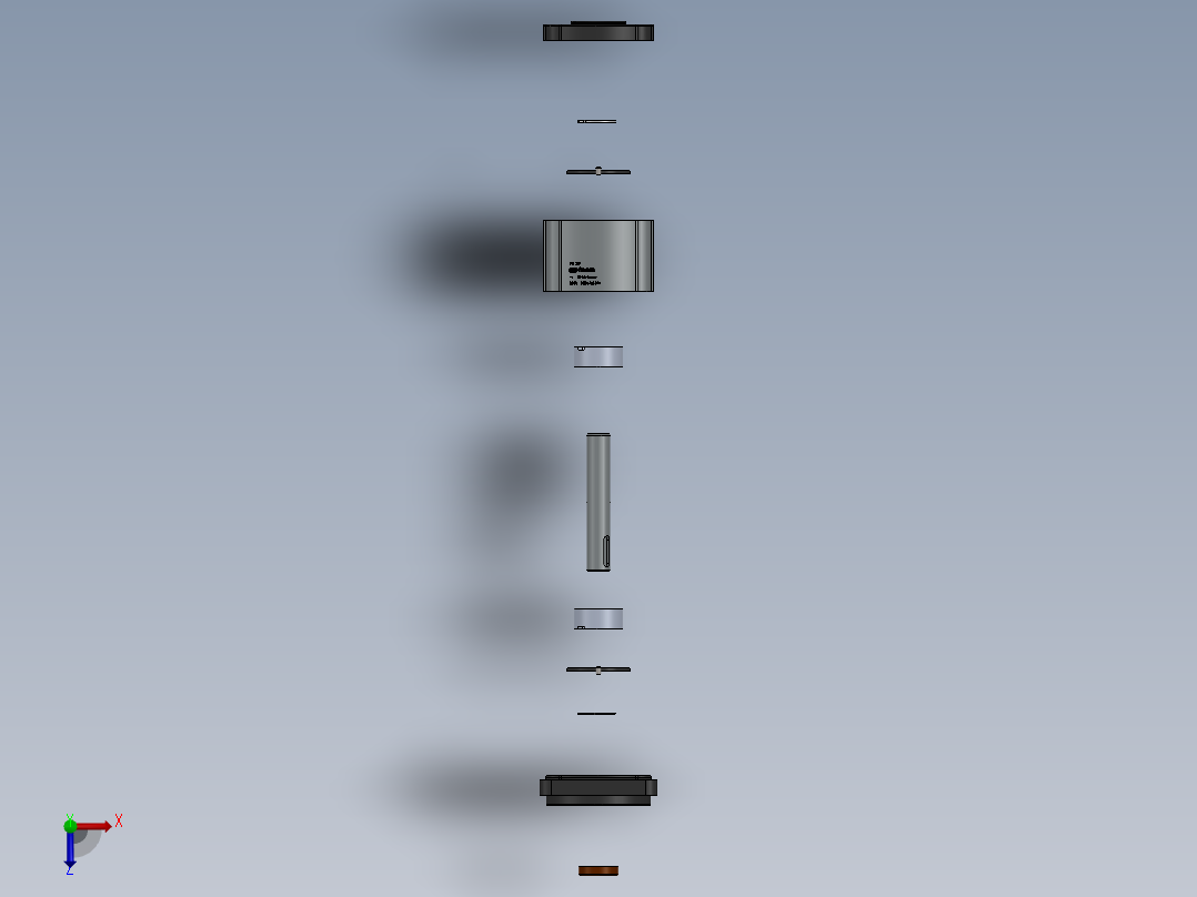 气动隔膜泵俯视图