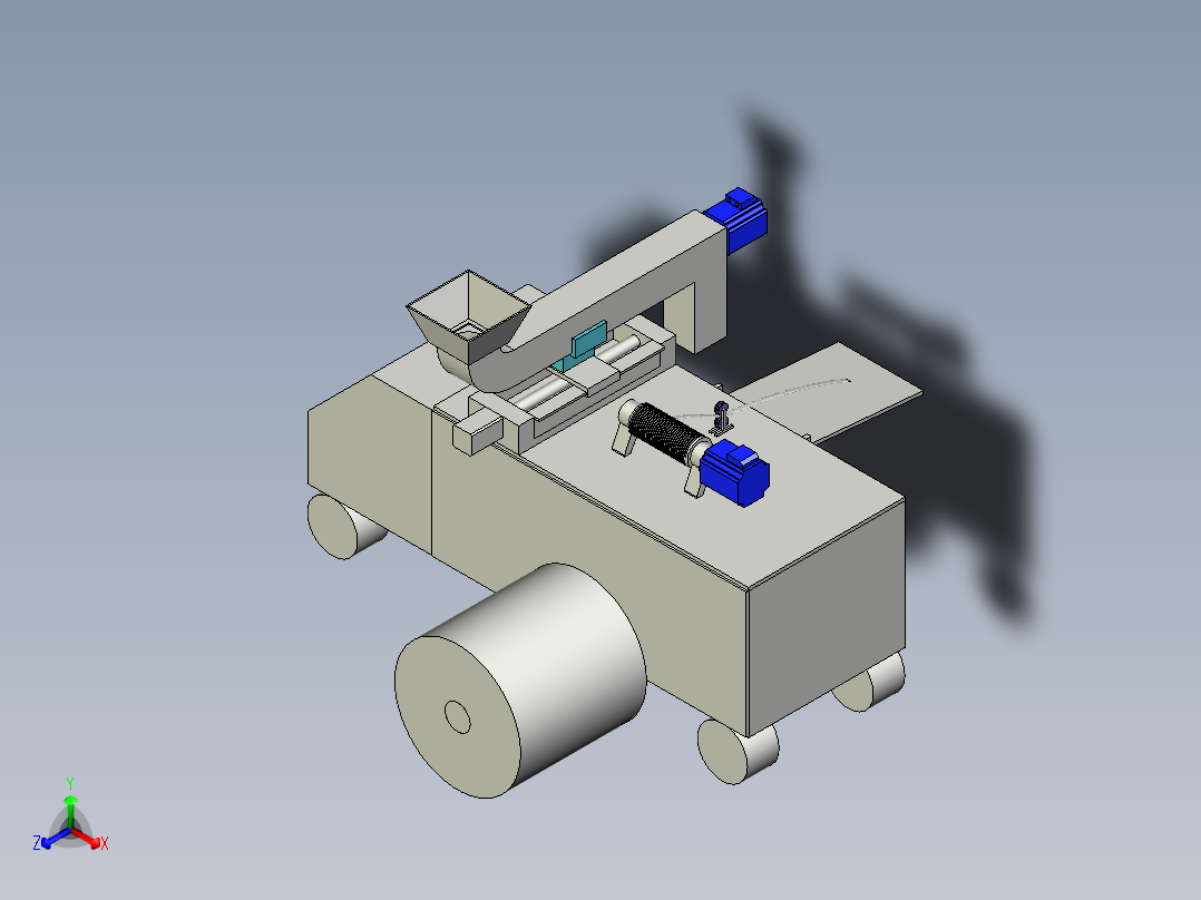 城乡结合部道路土路肩自动铺设机