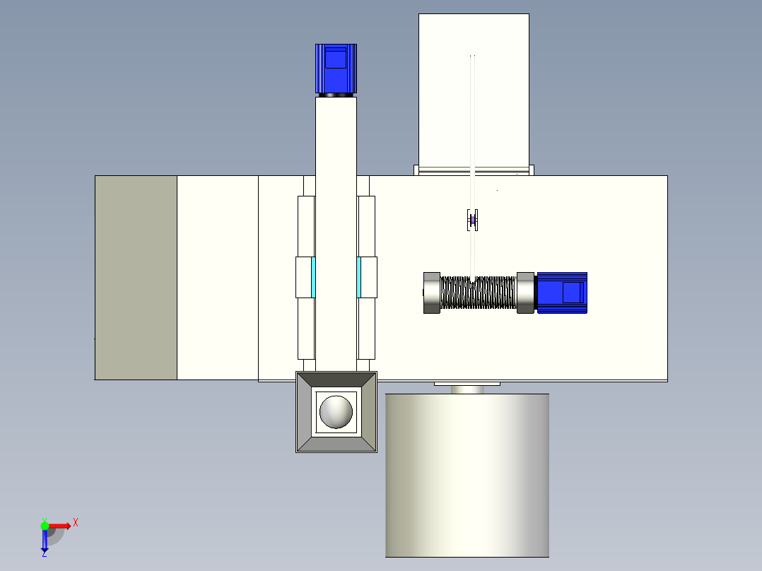 城乡结合部道路土路肩自动铺设机俯视图