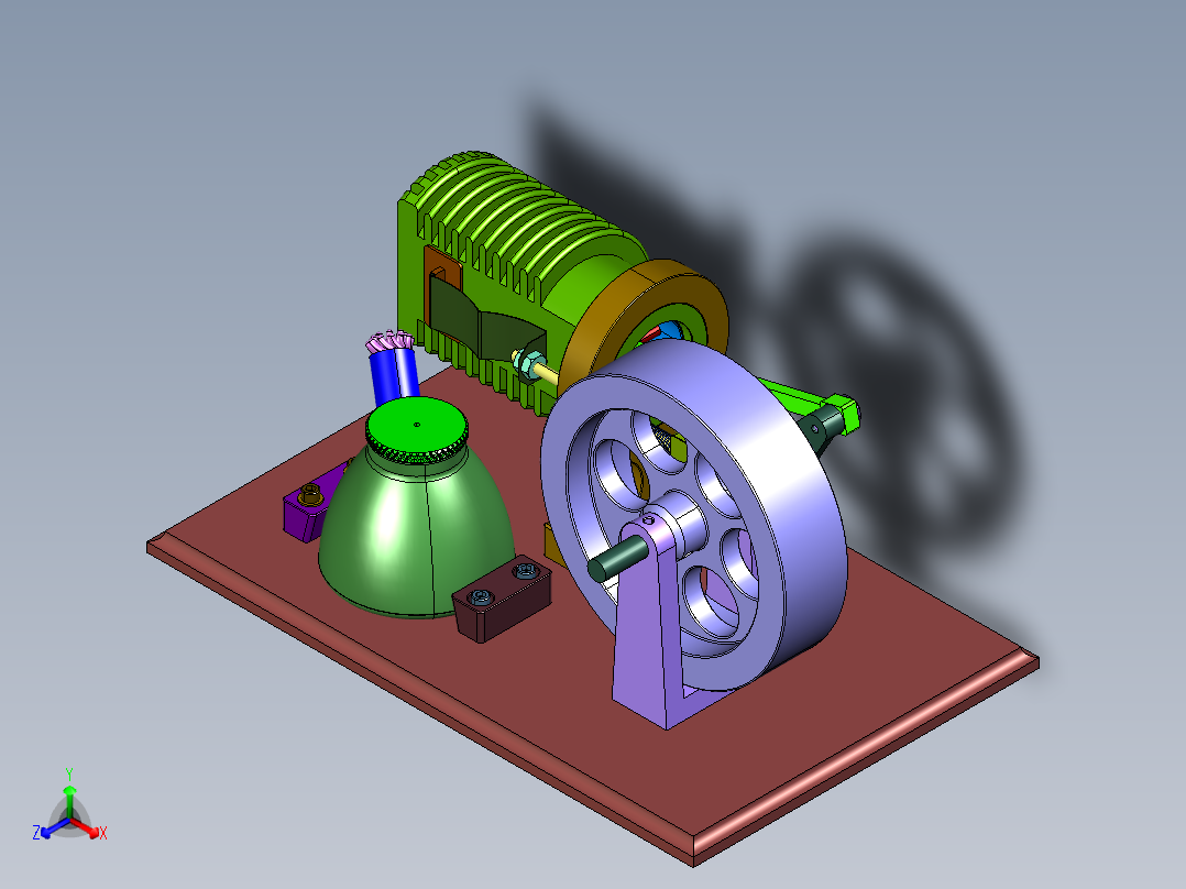 外燃机微型发电机引擎