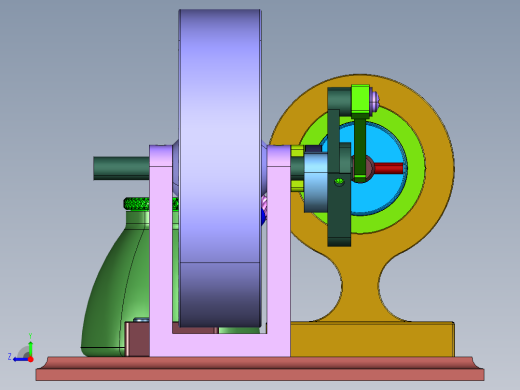 外燃机微型发电机引擎右视缩略图