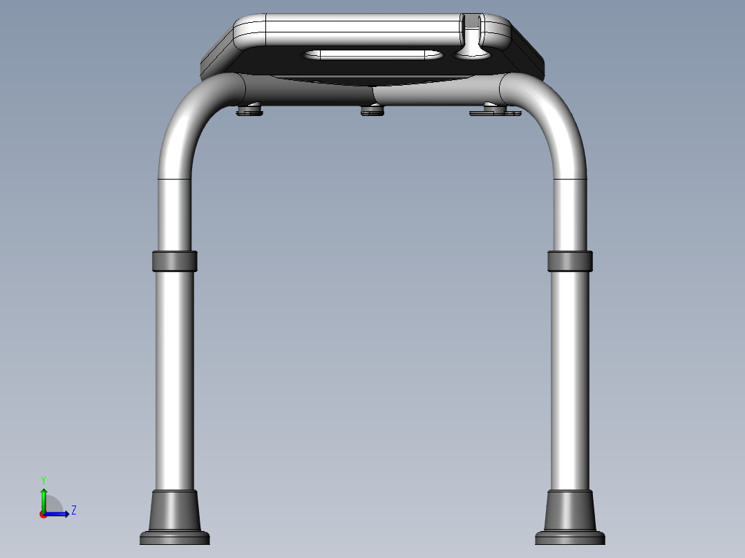伸缩座椅左视图