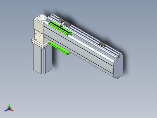 同步带滑台-半封闭B13-L90-S250-L-Z86-D3