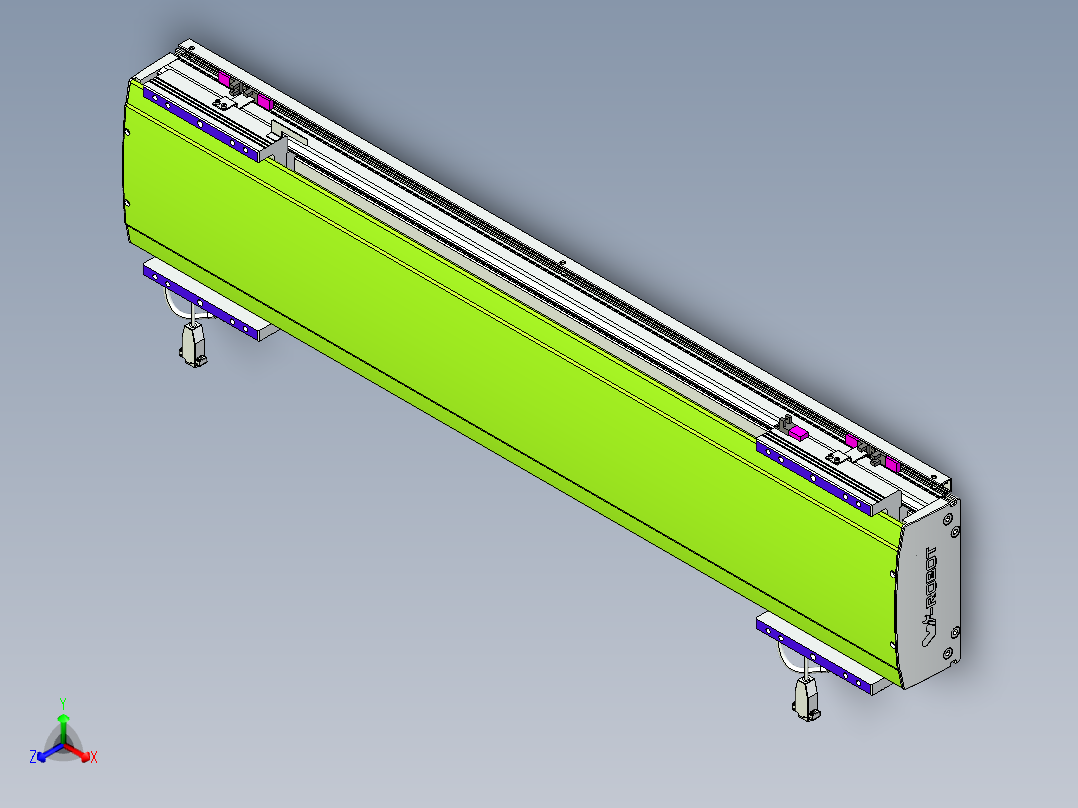 威洛博VL系列3d模型模组2VL22H2Y-S750主视图