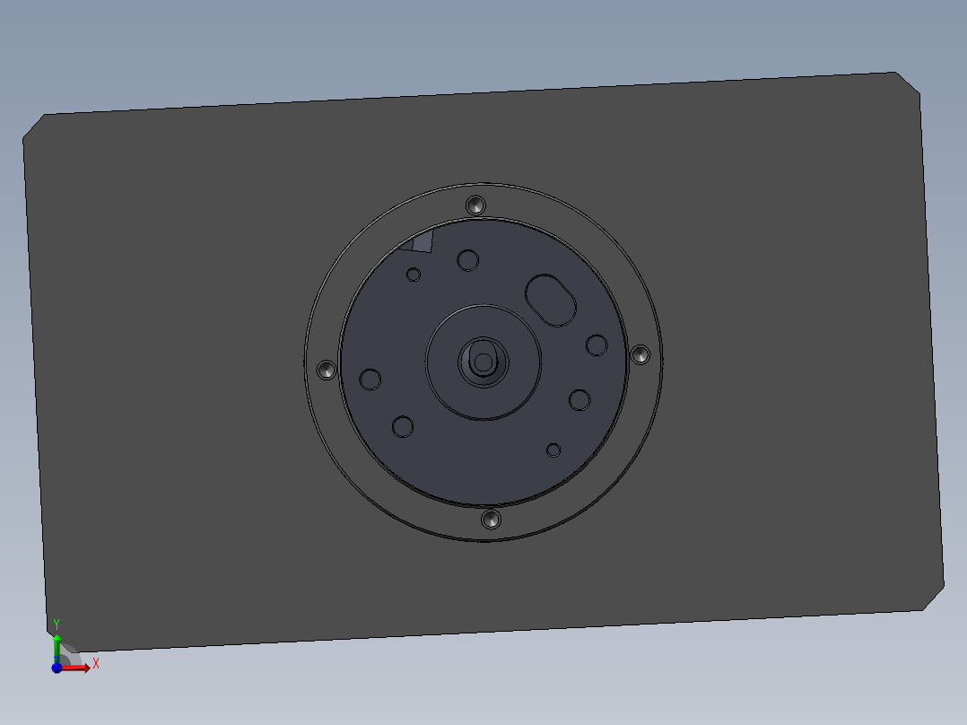 马达轴心刹車片涂油机构_含涡杆轴心马达前视图