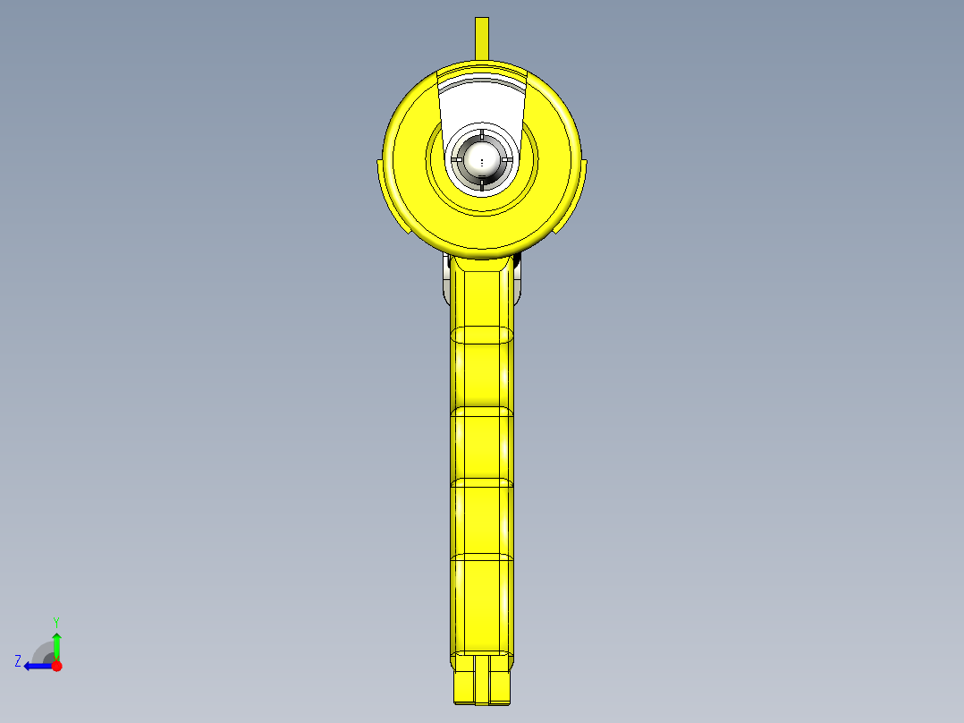 手动打胶枪右视图