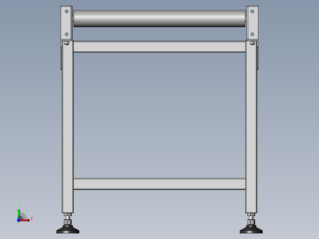 滚筒输送机 (13)前视图
