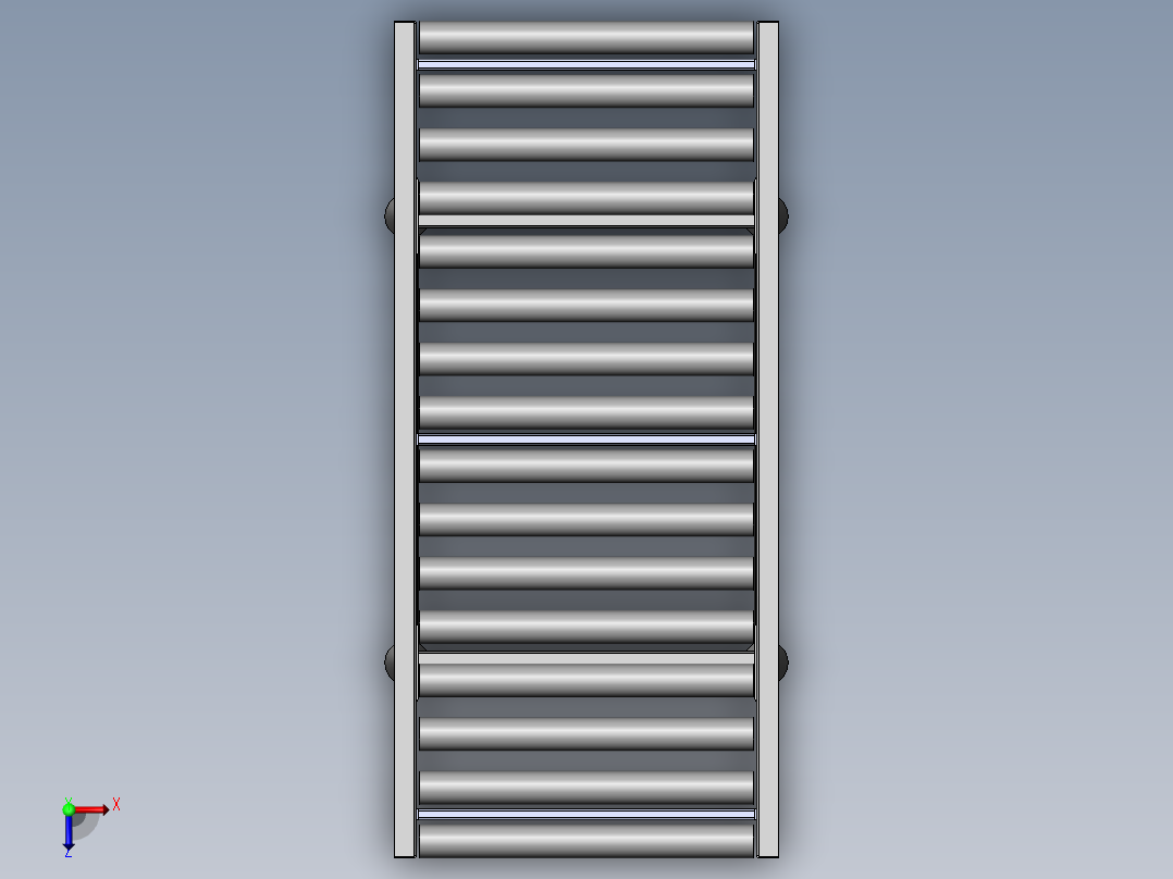 滚筒输送机 (13)俯视图