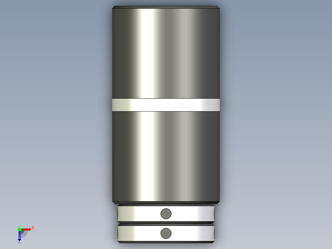 磁性千斤頂5587-3D多系列多零件图纸模型俯视图