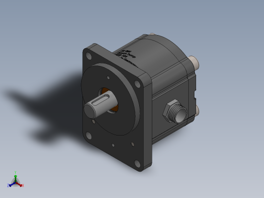 液压泵正等轴测缩略图