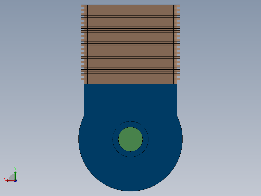 空气压缩机后视图