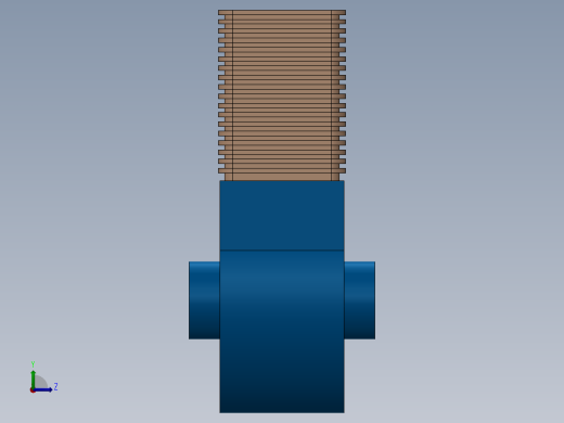 空气压缩机左视缩略图