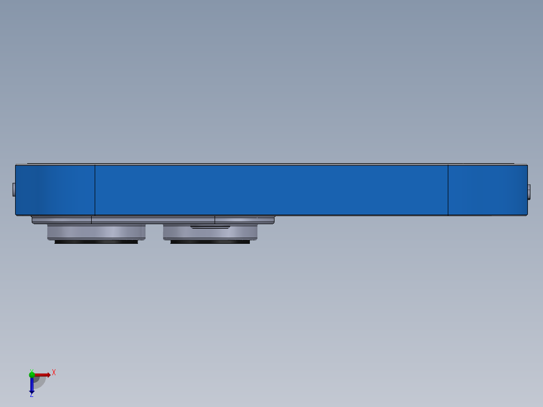 Phone模型设计俯视图