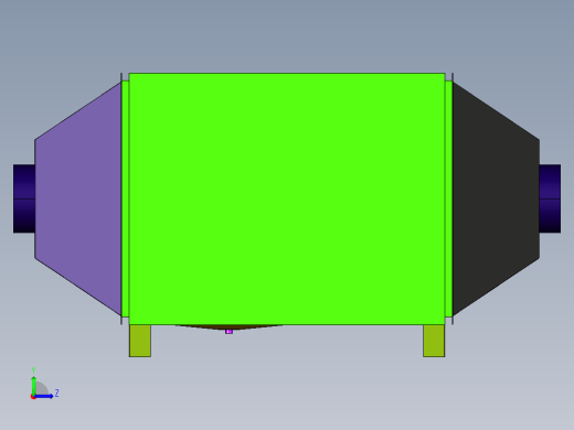 冷镦机热处理静电式油雾机左视缩略图