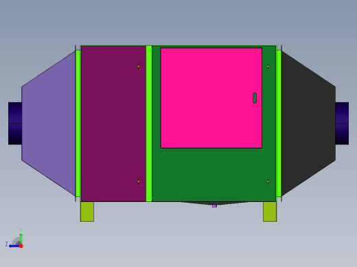 冷镦机热处理静电式油雾机右视缩略图