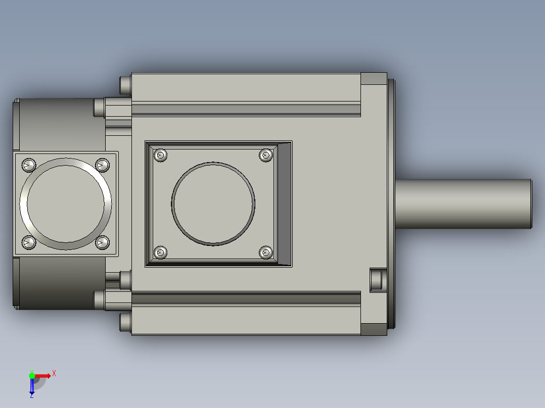400W MSME伺服马达俯视图