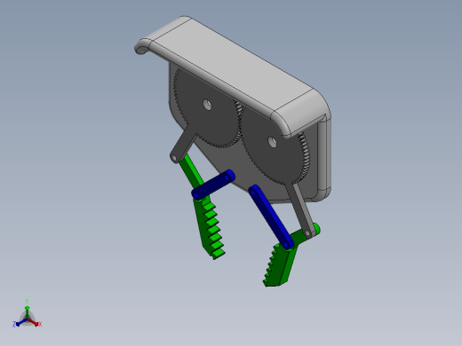 机械爪 3D图纸 (91)正等轴测缩略图