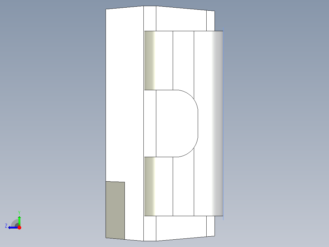 光电元件封装-LED-3528-generic右视图