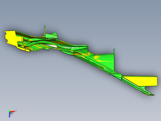 已经量产的车灯配件模具俯视缩略图