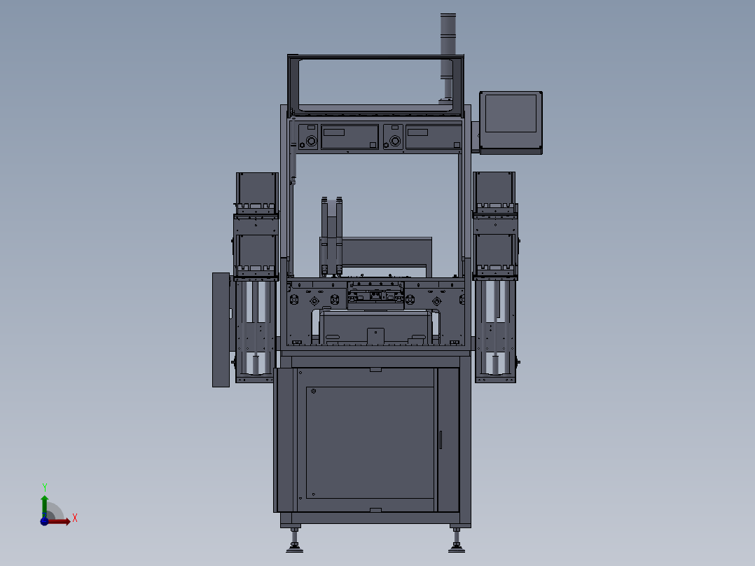 自动上下料点胶II前视图