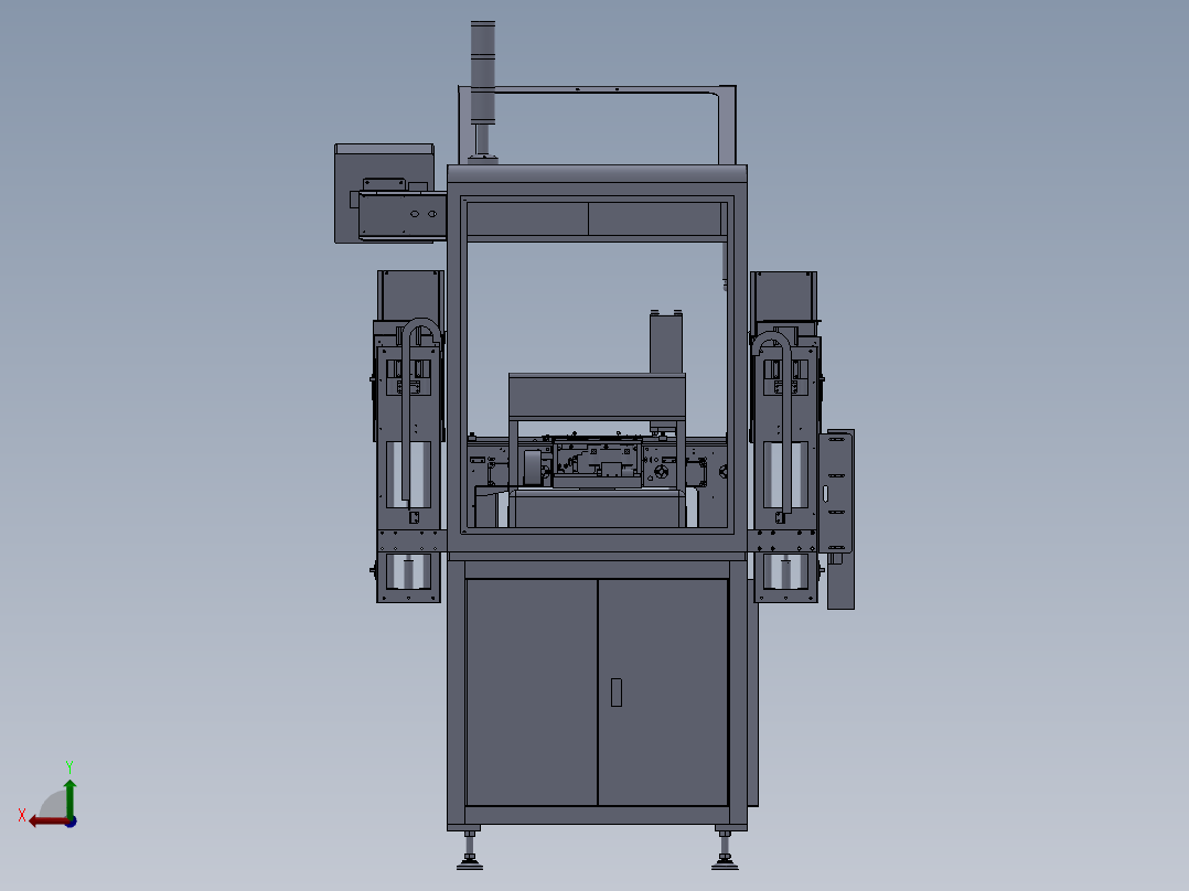 自动上下料点胶II后视图