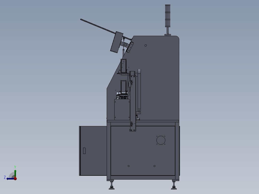 自动上下料点胶II右视图