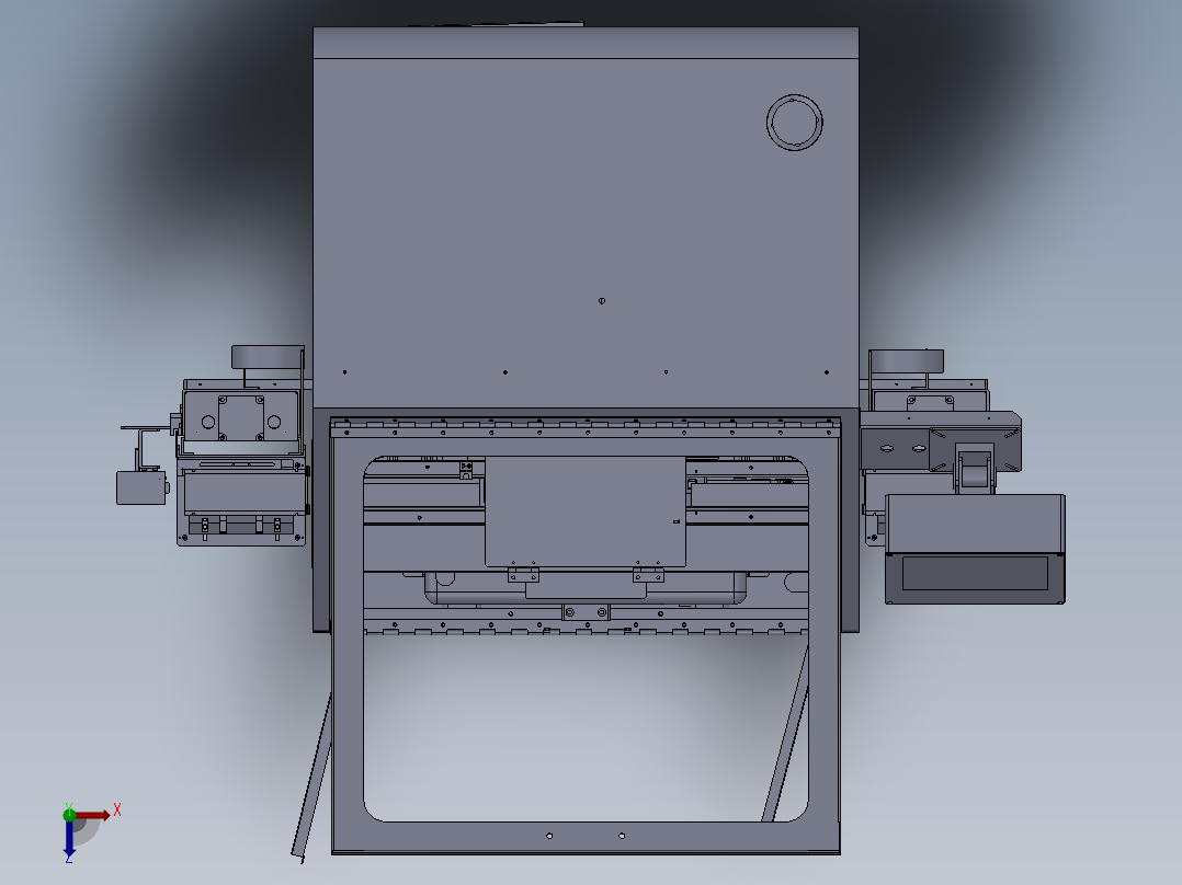 自动上下料点胶II俯视图