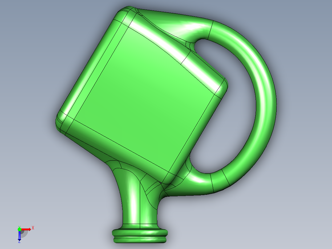 迷你洒水壶 办公室浇花迷你壶俯视图