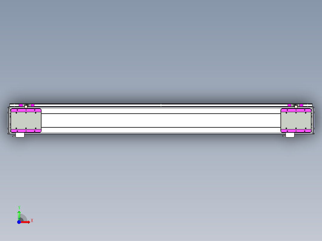 威洛博LC系列3d模型模组2LC14S1Y-S1200前视图