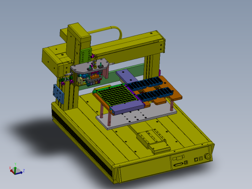 自动分距装盘机（sw18可编辑+工程图+BOM）