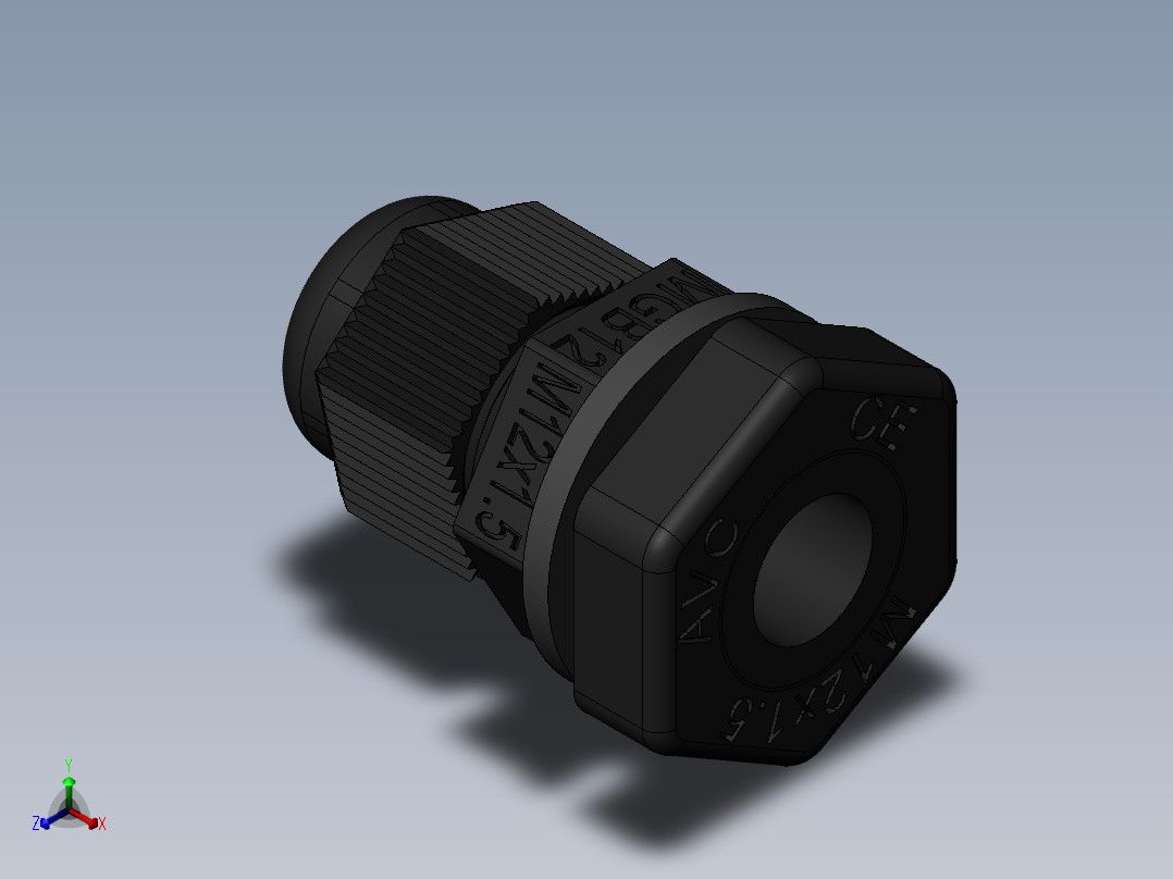 格兰头(3)正等轴测图