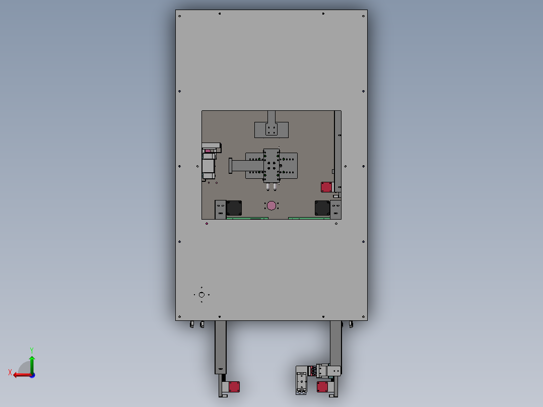 自动化导光板裁切机 sw16可编辑后视图