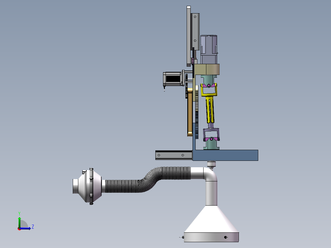 废气回收装置sw16左视图