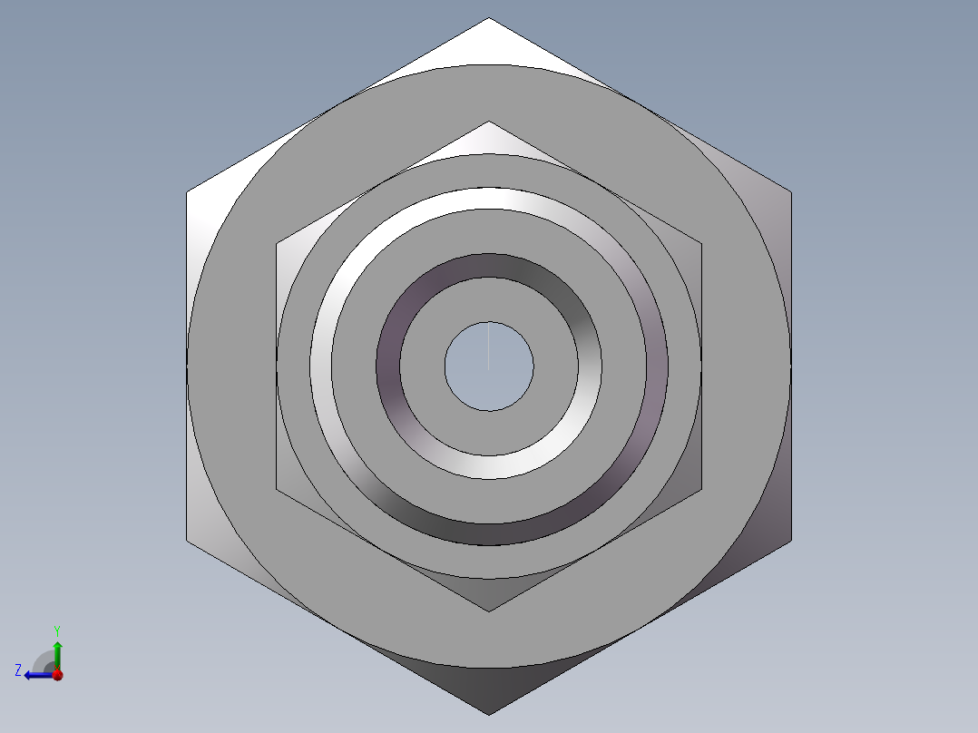 直通变径接头、2D-16-22右视图
