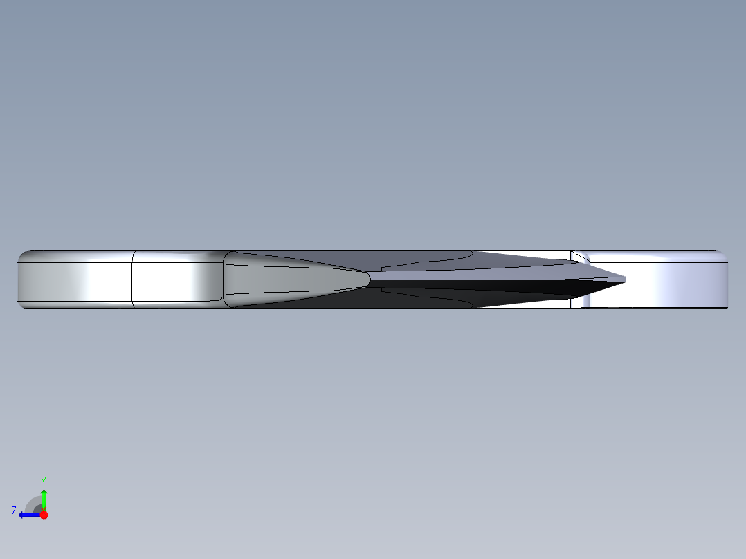 折叠刀、刀 (21)右视图