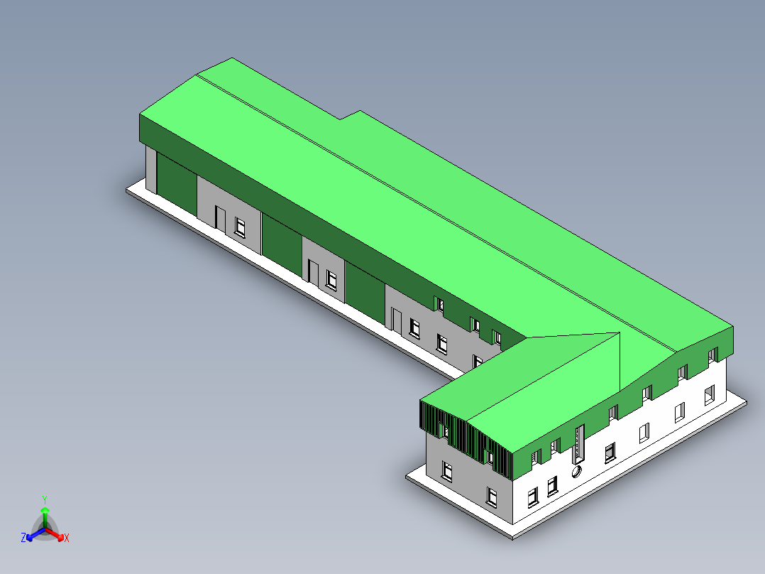建筑设计正等轴测图