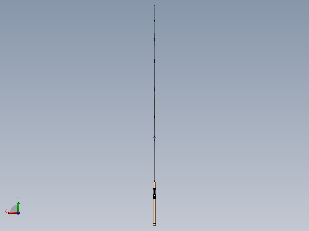 钓鱼竿(4)后视图