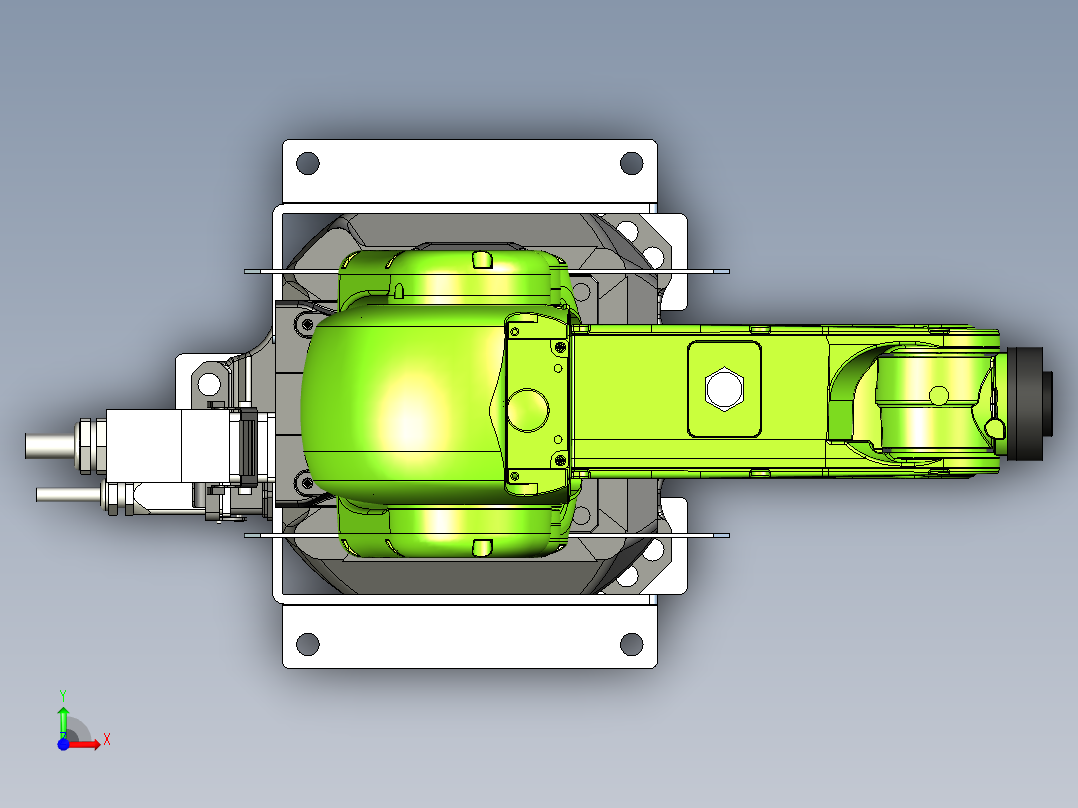 B3003607-CR-4iA工业机械臂前视图