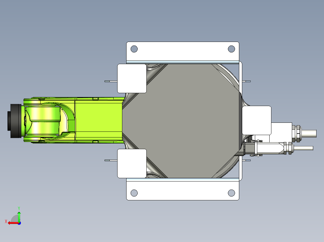 B3003607-CR-4iA工业机械臂后视图