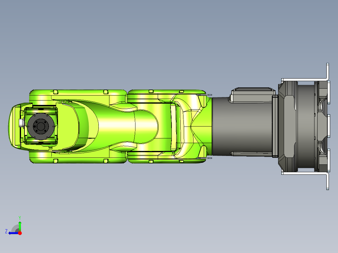 B3003607-CR-4iA工业机械臂右视图