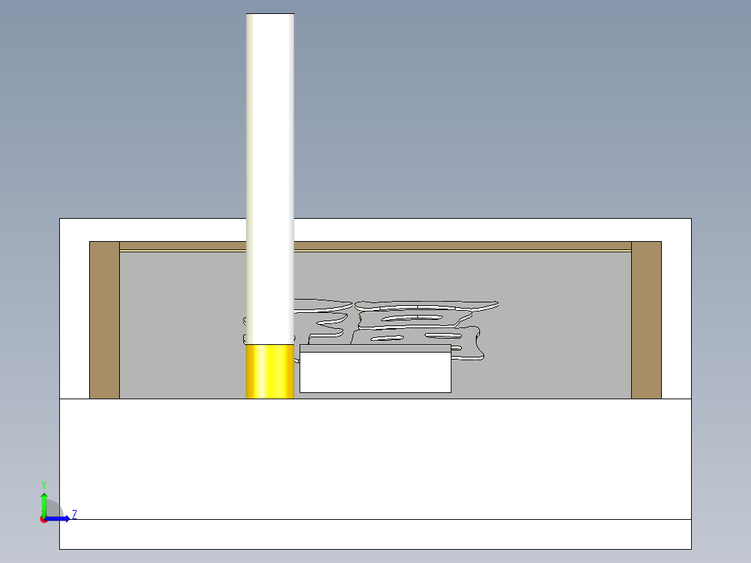 自动取烟盒左视图