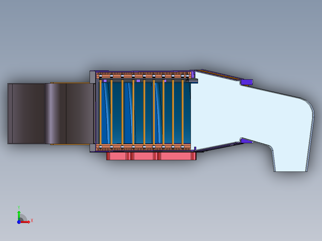 土豆筛选机的设计-马铃薯分选机分拣机三维模型3D+CAD图纸+说明书前视图