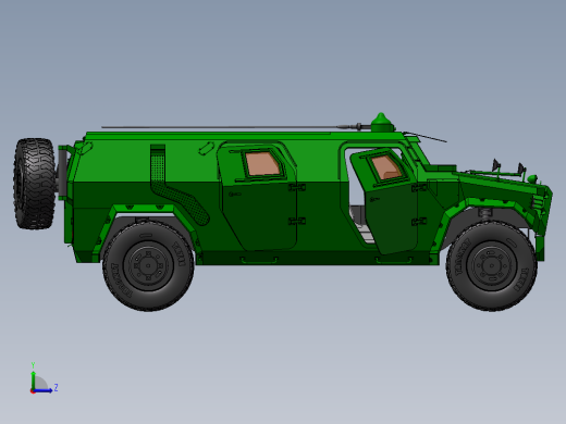 东风猛士CTL181左视缩略图