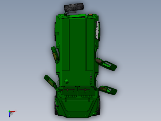 东风猛士CTL181俯视缩略图