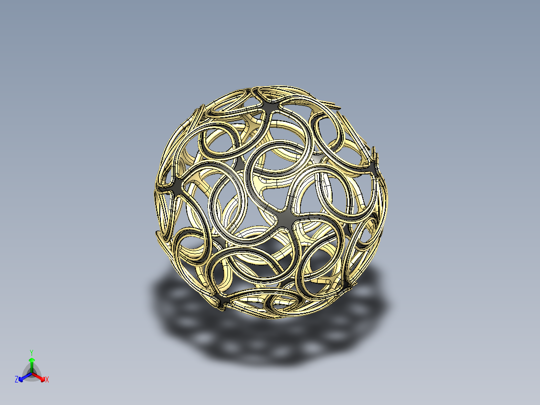 B3004638-复杂的球形图案几何