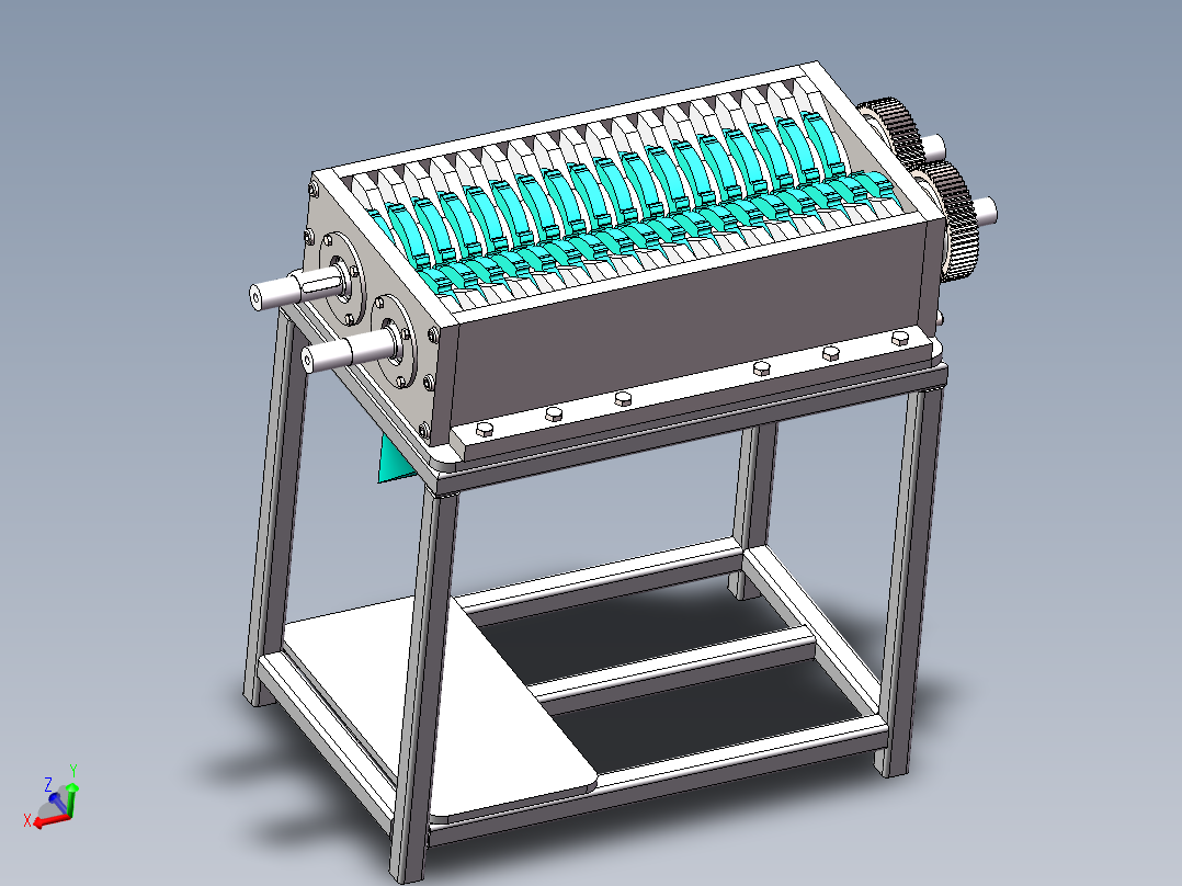 粉碎机带侧边漏斗