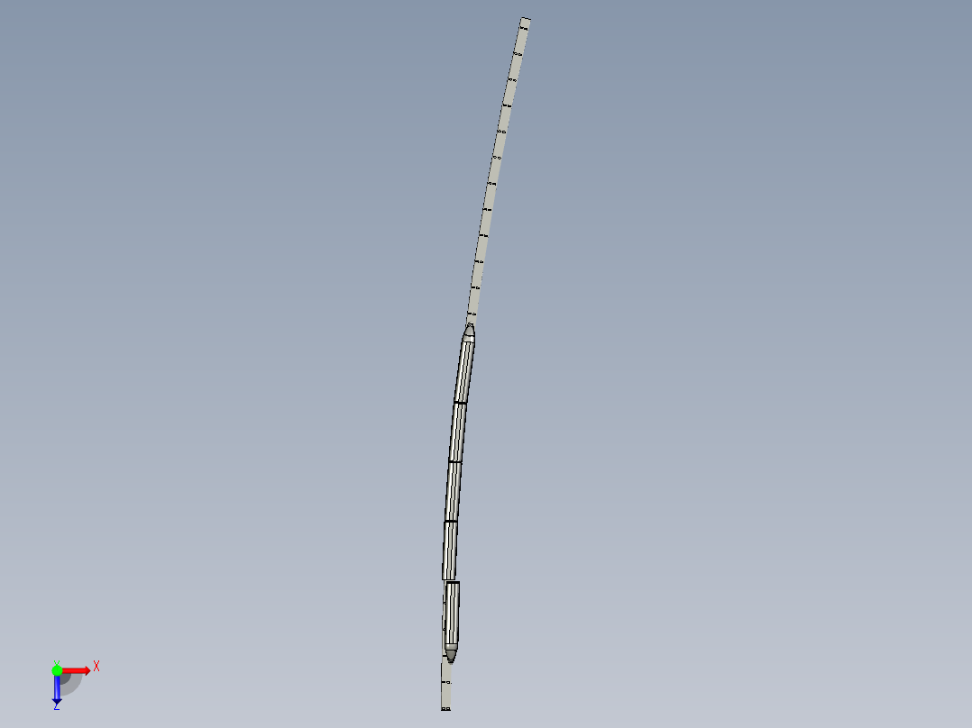 火车机车列车mag-adler-18310-模型格式为 stp俯视图