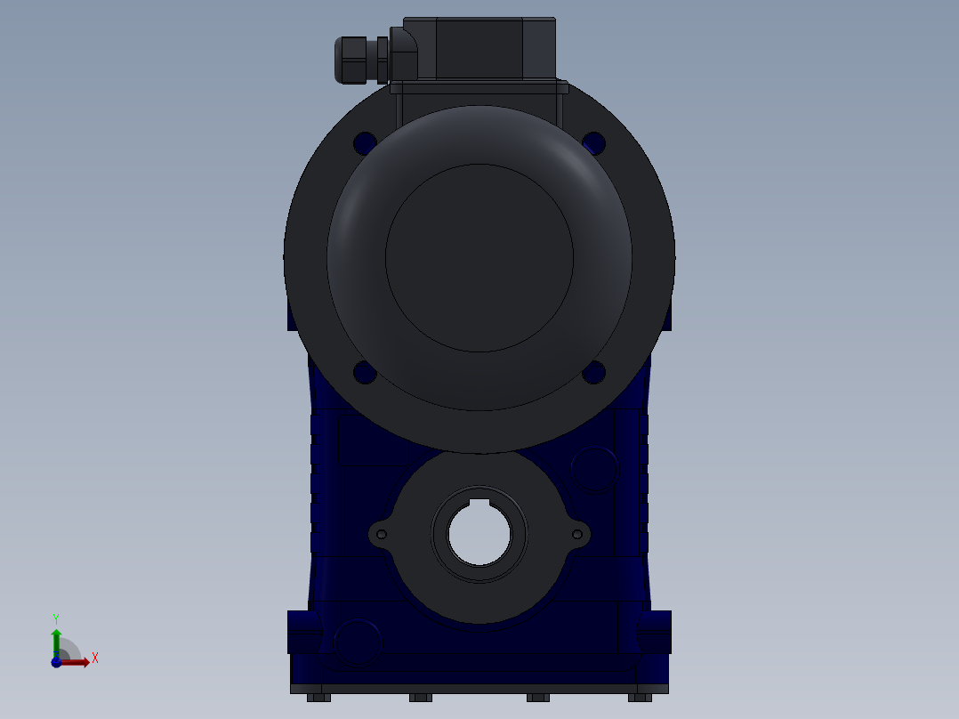 减速器PM P80 B5前视图