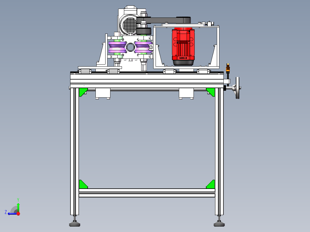 磁力研磨机  sw22右视图