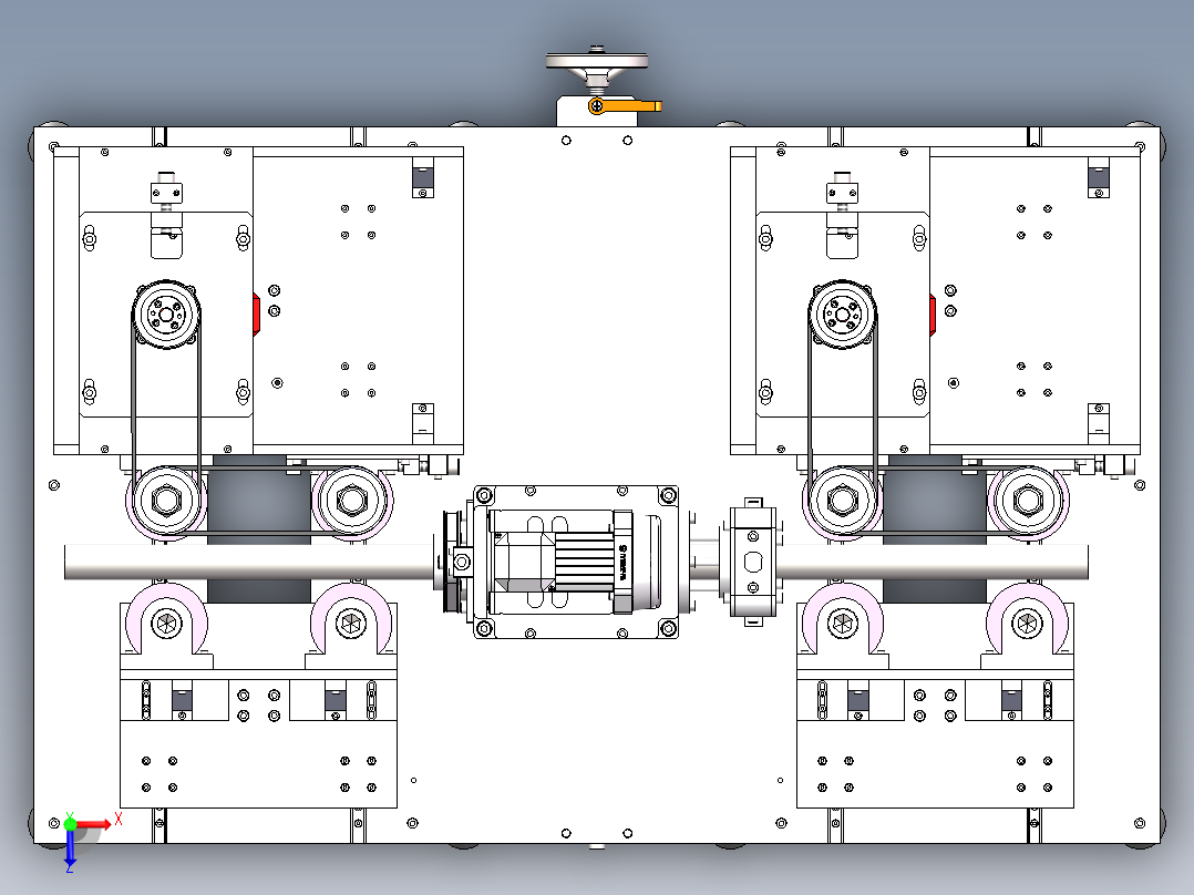 磁力研磨机  sw22俯视图